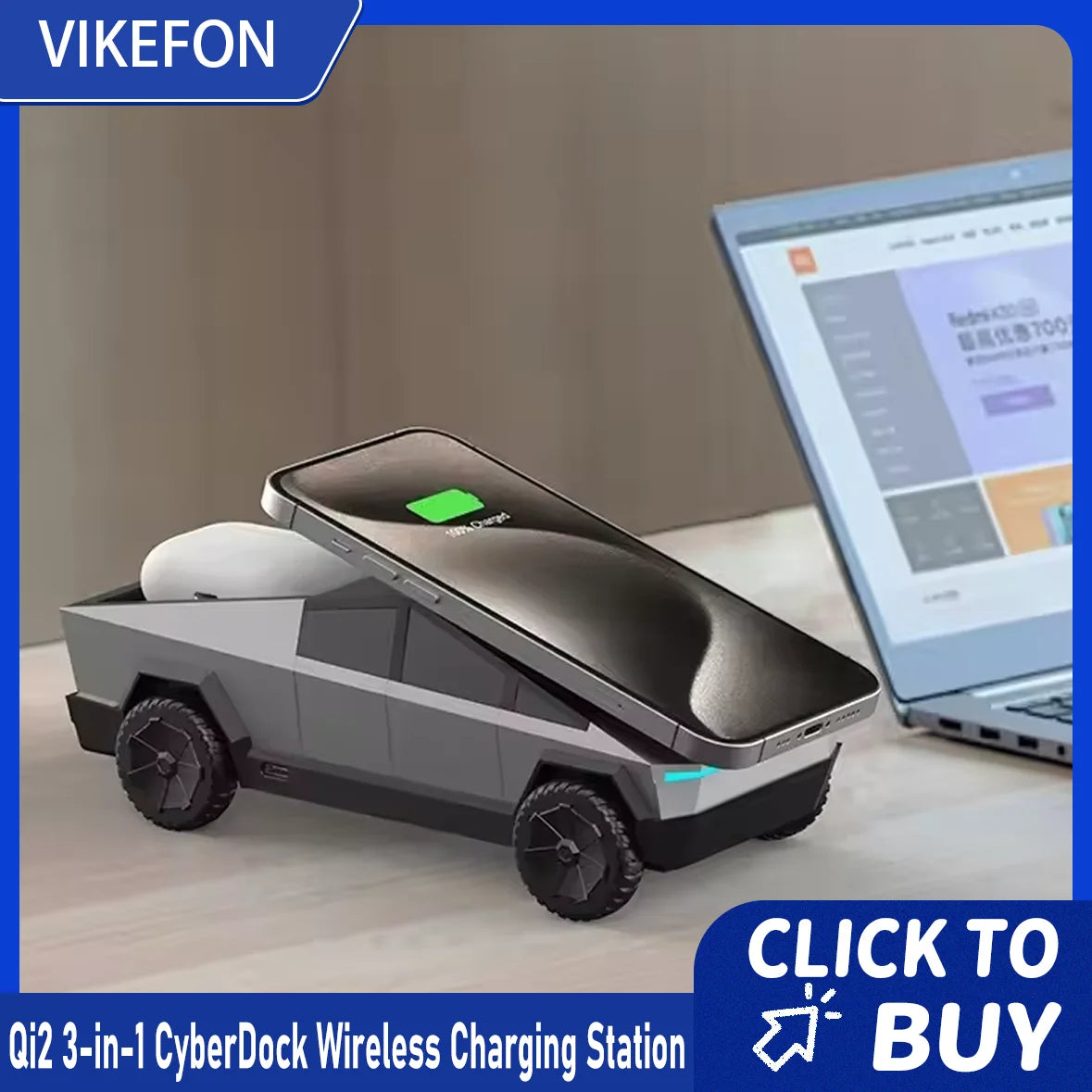 Cyberdock stacja ładująca 3 w 1