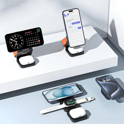 magnetyczna ładowarka 3 w 1